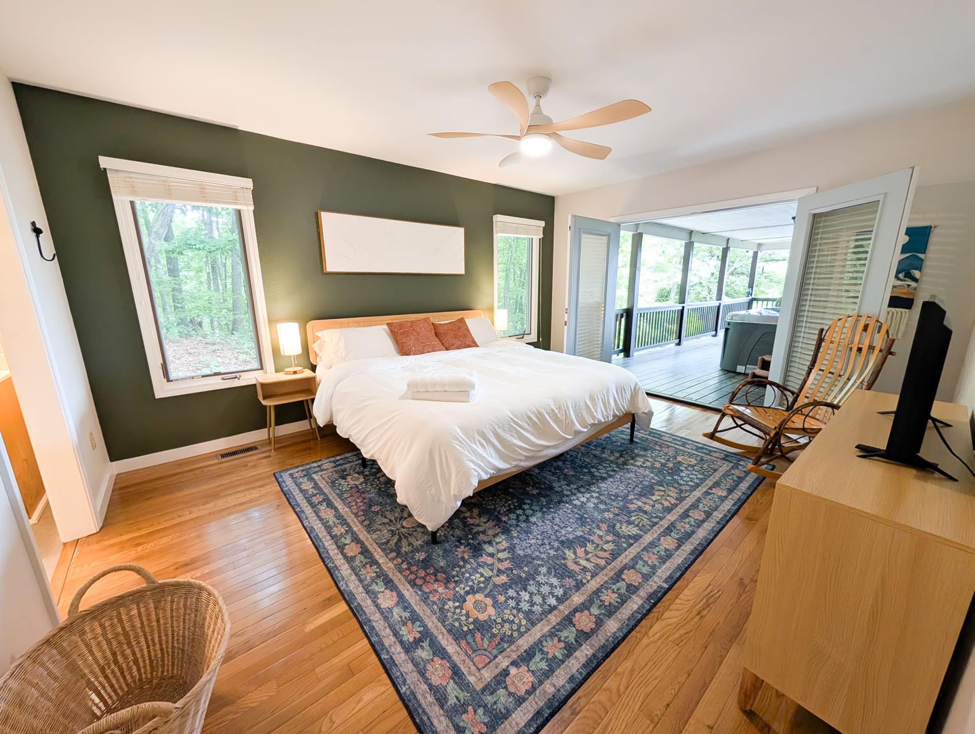Master Bedroom at Laurel and Loom
